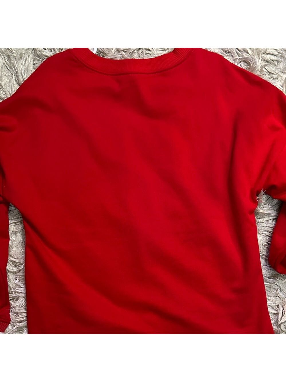 Red 'Sleigh' Sweatshirt - Picture 4 of 4